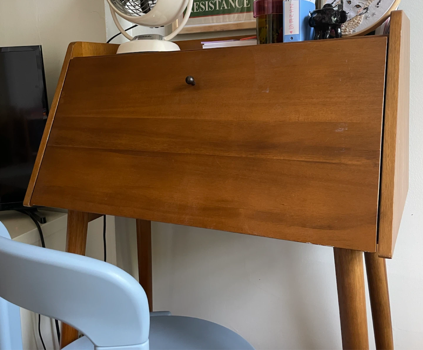 West Elm Mid-Century Mini Secretary Desk - photo 2