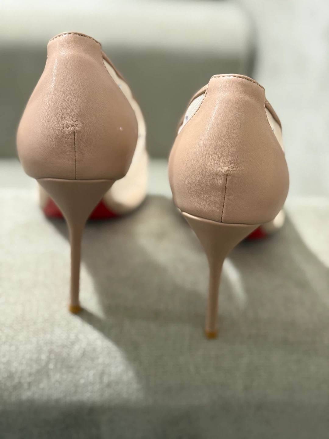 Christian Louboutin Crystal Embellished Mesh Pumps - photo 4