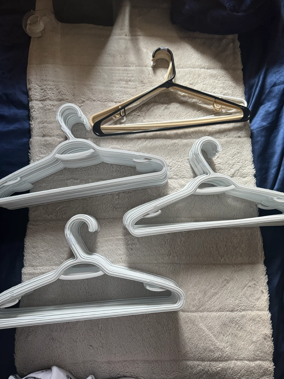 3 Set of 10 matching Clothes Hangers + 5 mismatched