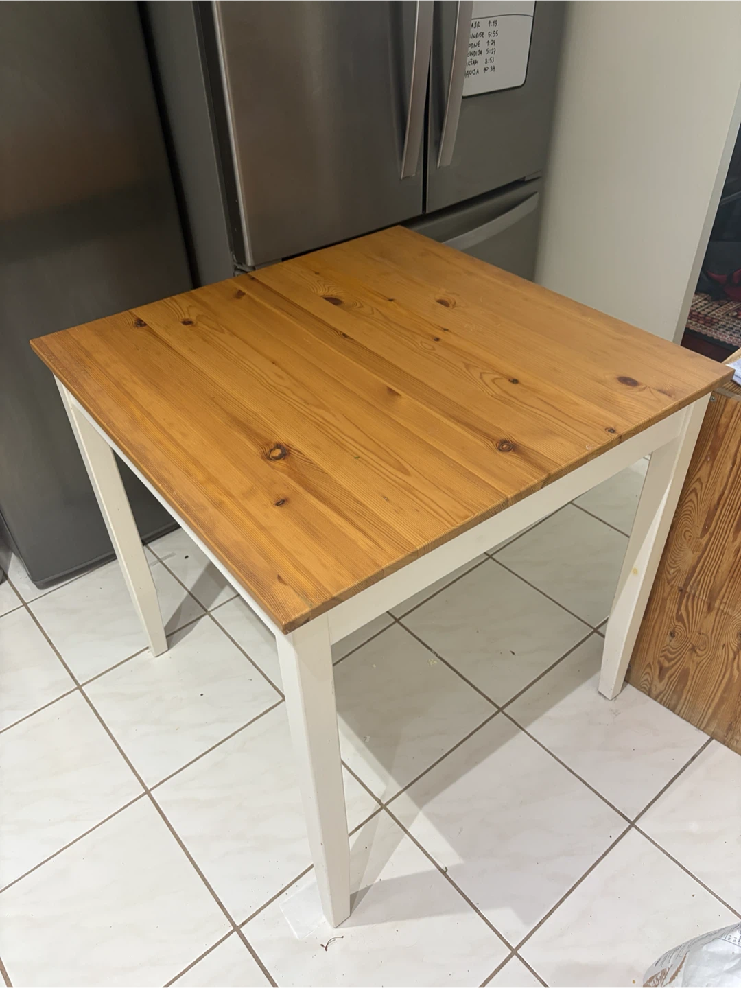 Pine Top Dining Table