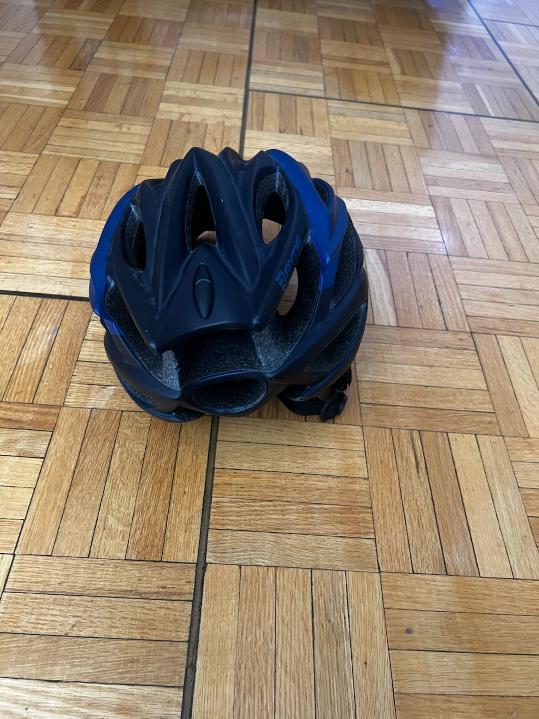 Black and Blue Bicycle Helmet - photo 2