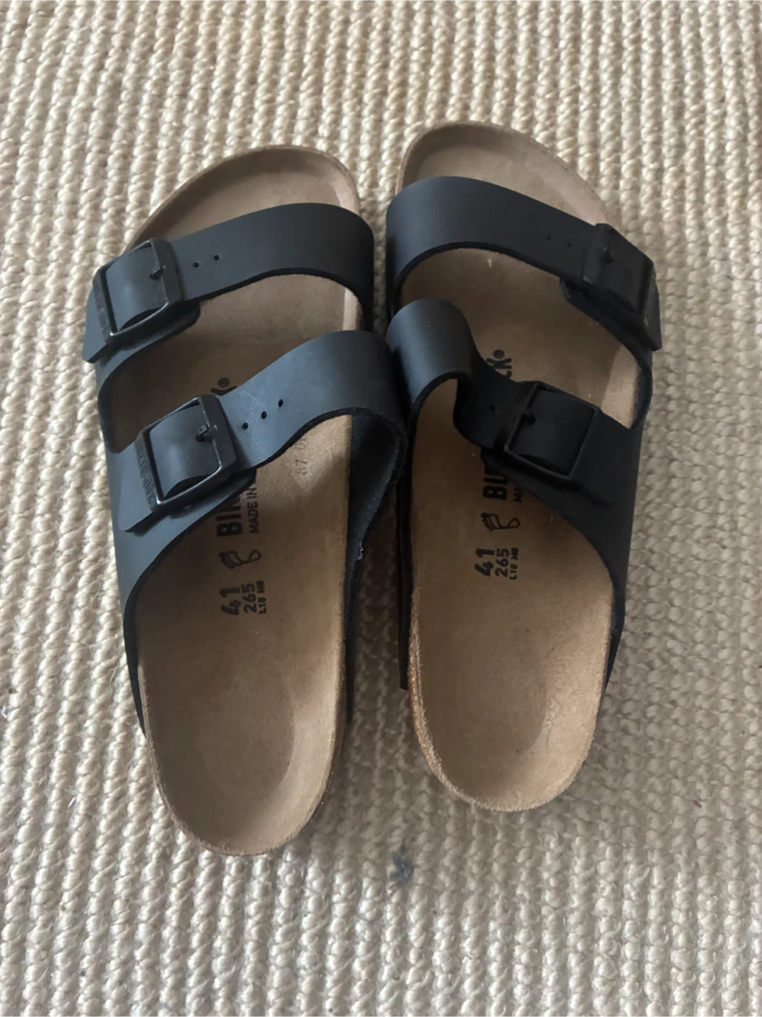 Birkenstock Arizona Sandals Black Size 41
