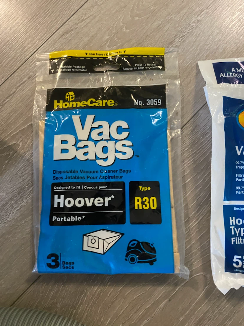 Hoover Upright Vacuum + 3 Extra R30 Bags – Works Great - photo 2