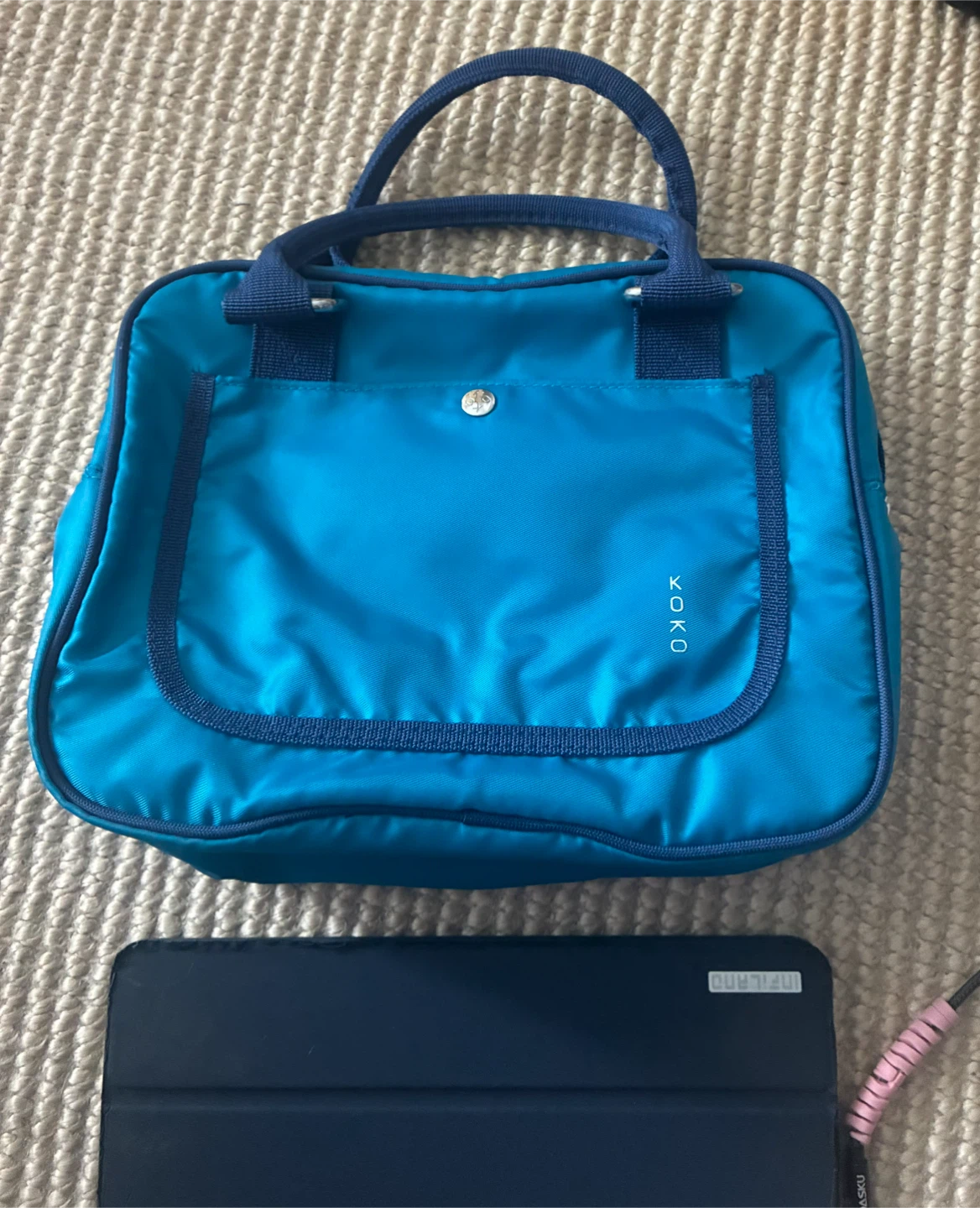 KOKO Blue Insulated Lunch Bag