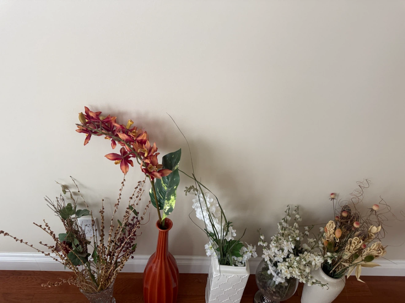 Set of 4 Decorative Vases - selling all $25