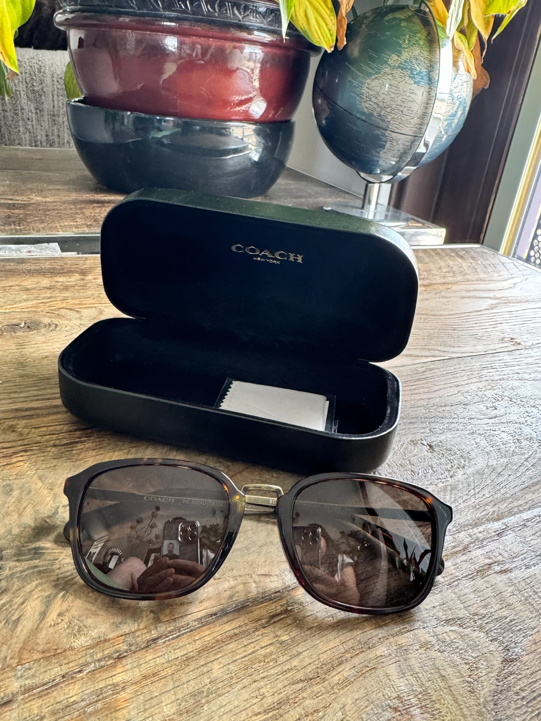 COACH Tortoiseshell Sunglasses