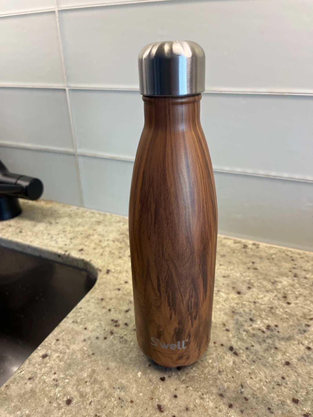 Swell Water Bottle - Wood Grain
