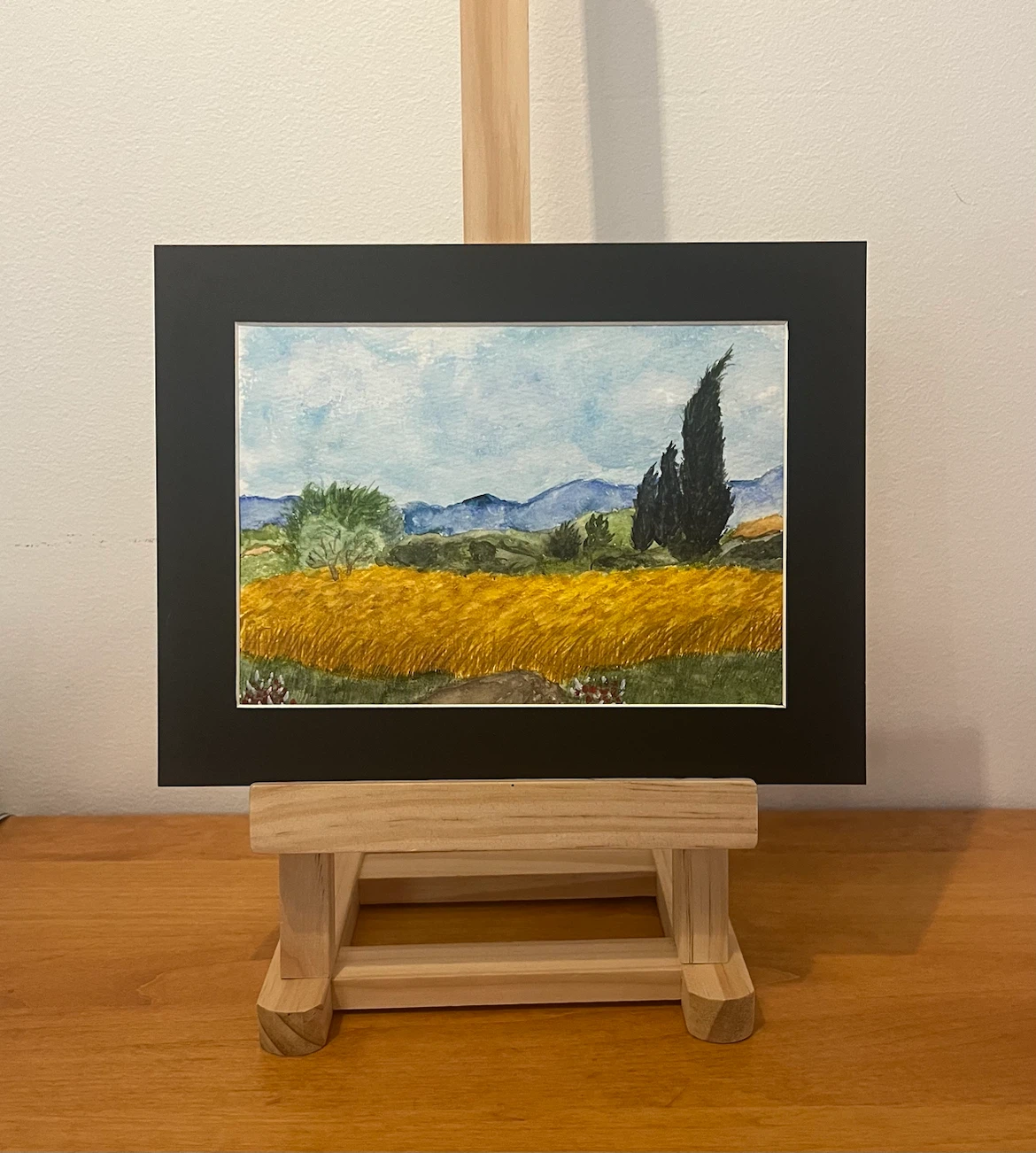 5x7 Watercolor Landscape Painting
