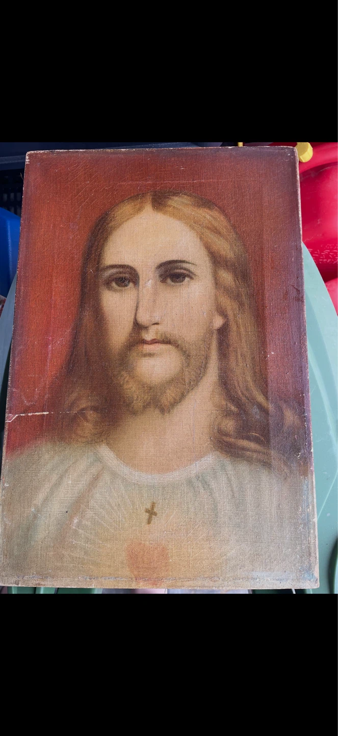 Vintage Painting of Jesus