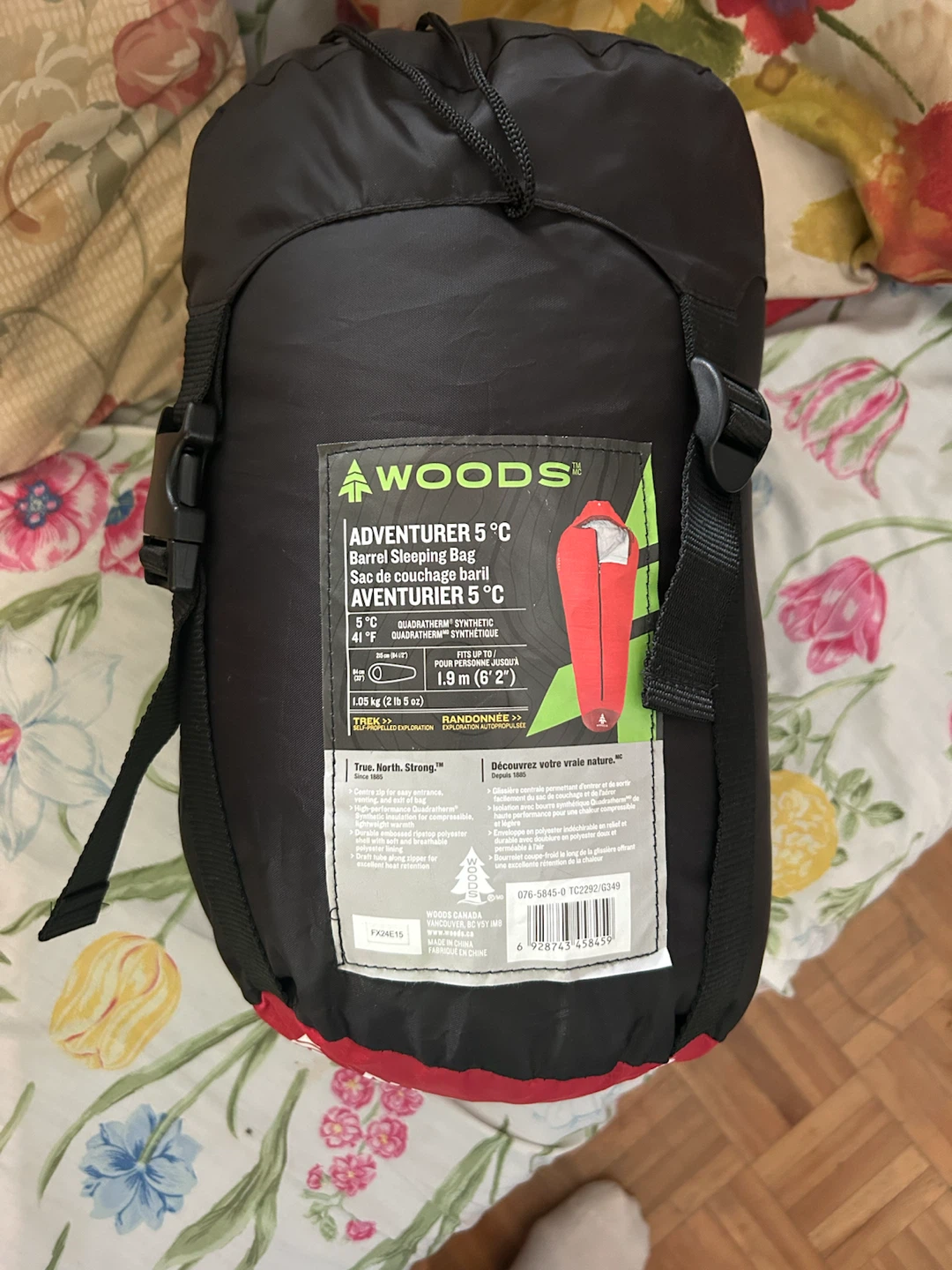 Woods Adventurer 5°C Barrel Sleeping Bag