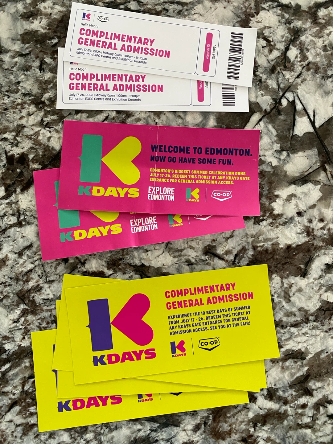 8 Free K-Days General Admission Tickets