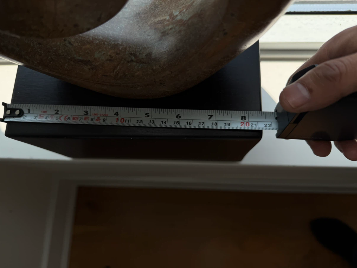 Indigenous Stone Sculpture on Black Base - photo 3