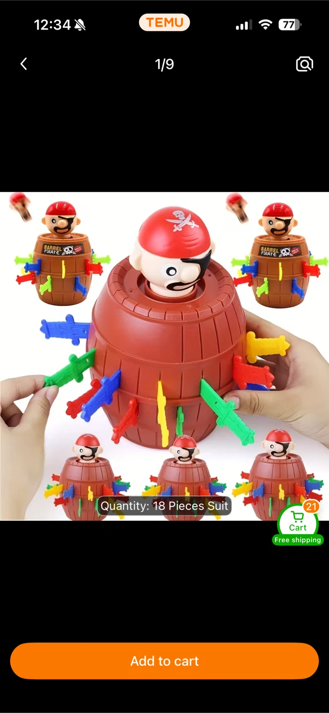 Barrel Pirate Pop Up Game - photo 4