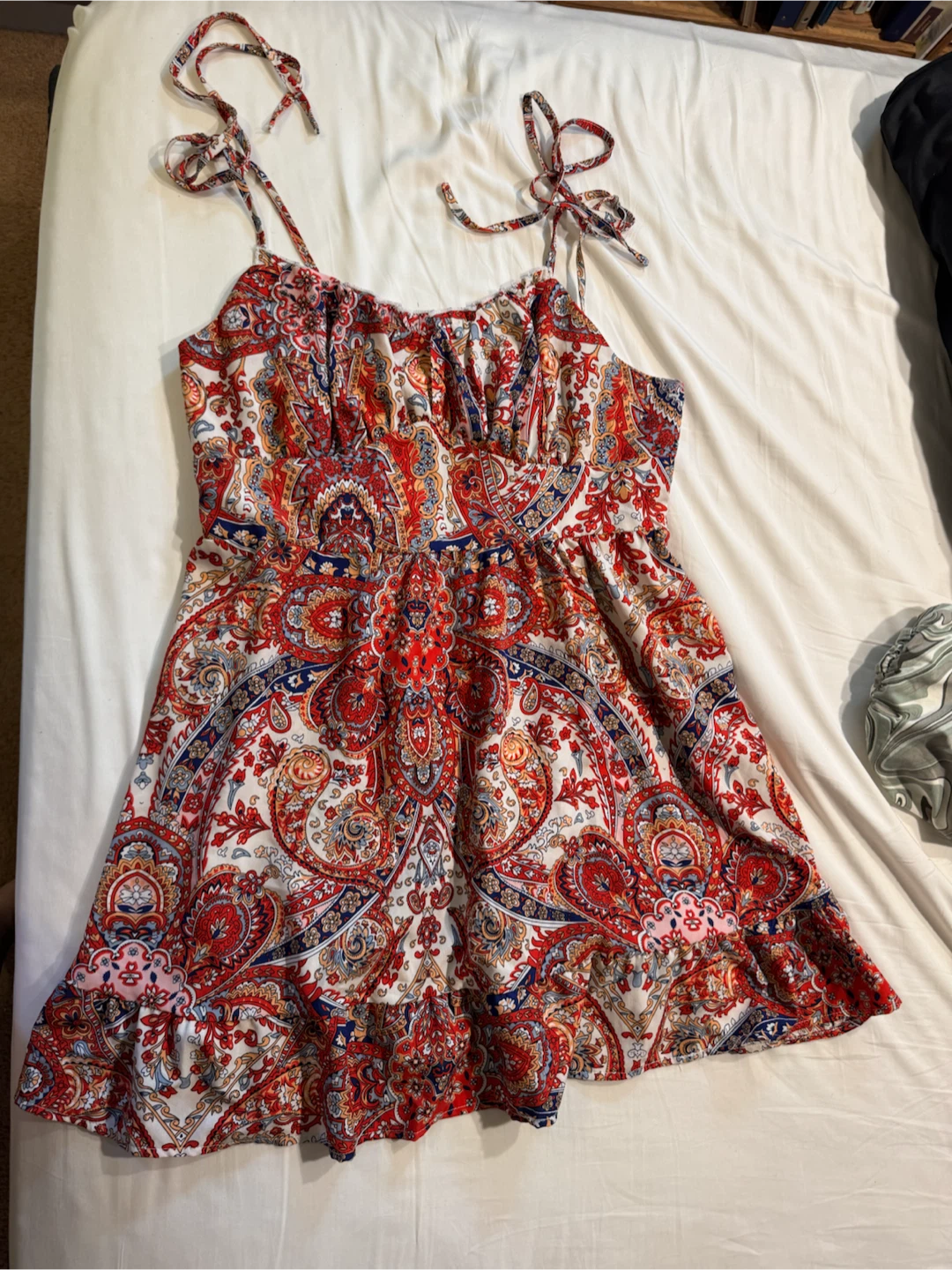 SHEIN Curve Floral Print Mini Dress - 0XL