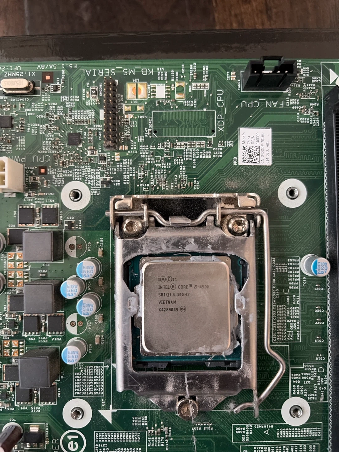 Dell Motherboard with Intel Core i5 CPU and RAM - photo 2