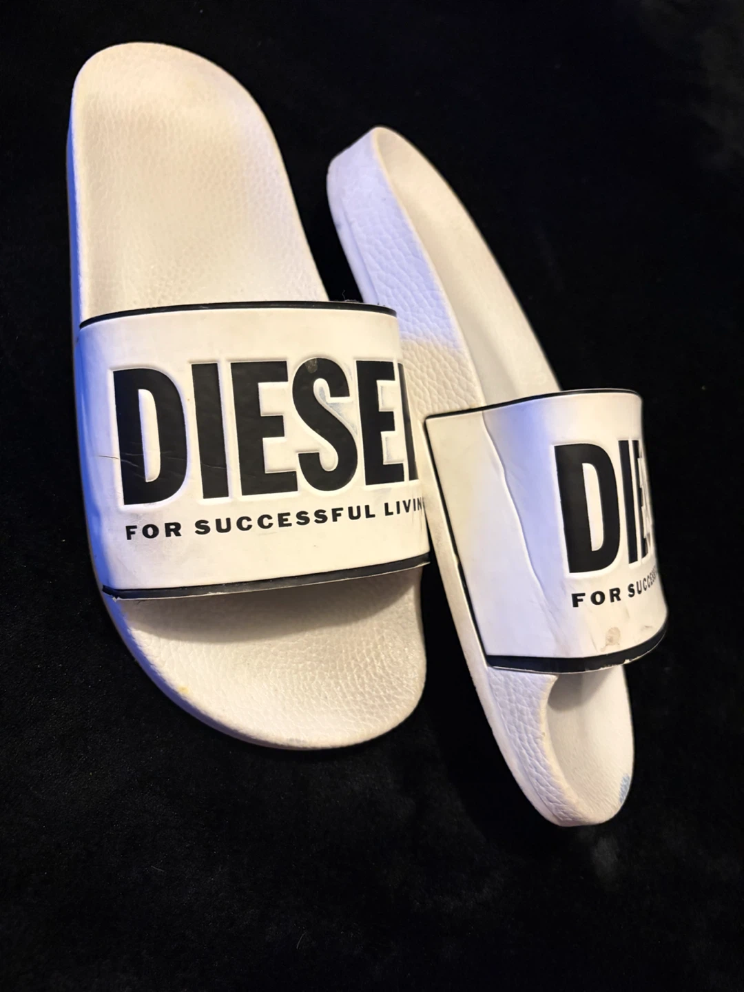 Diesel Sa-Mayemi CC Slides - White - Size 9
