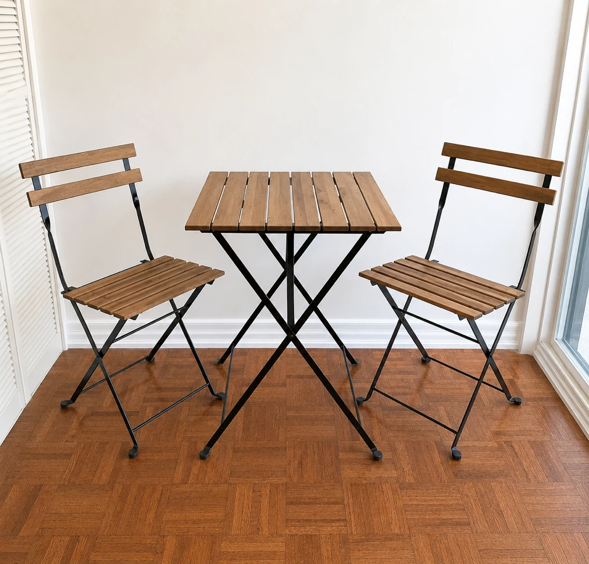 IKEA TÄRNÖ Outdoor Folding Table + 2 Chairs