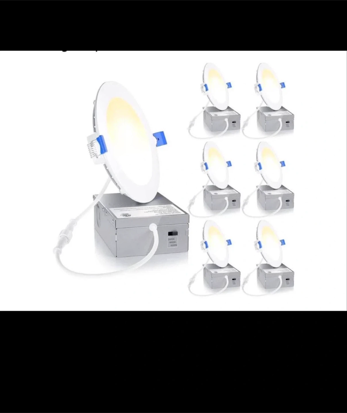 4” LED Recessed Lights - 6 Pack