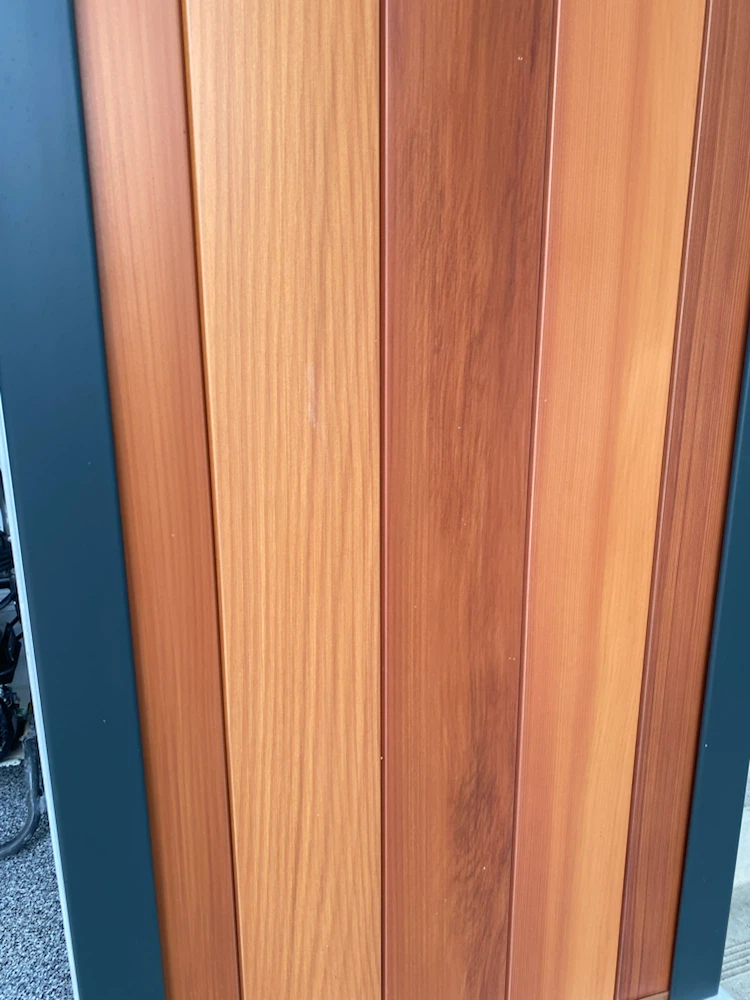 Aluminum Siding-LUX Heartwood 6” × 12’ Flush Panel (5 Panels)