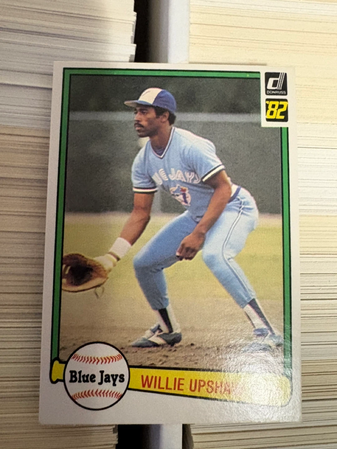 1982 Donruss Baseball Card - Willie Upshaw