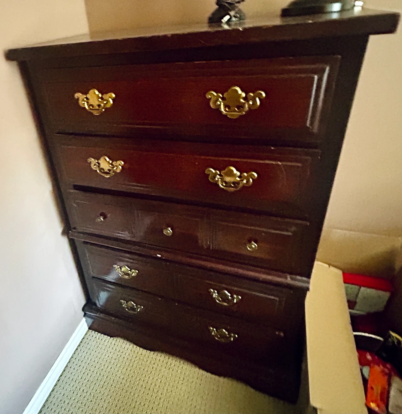 Vintage/Antique Wood Dresser Set