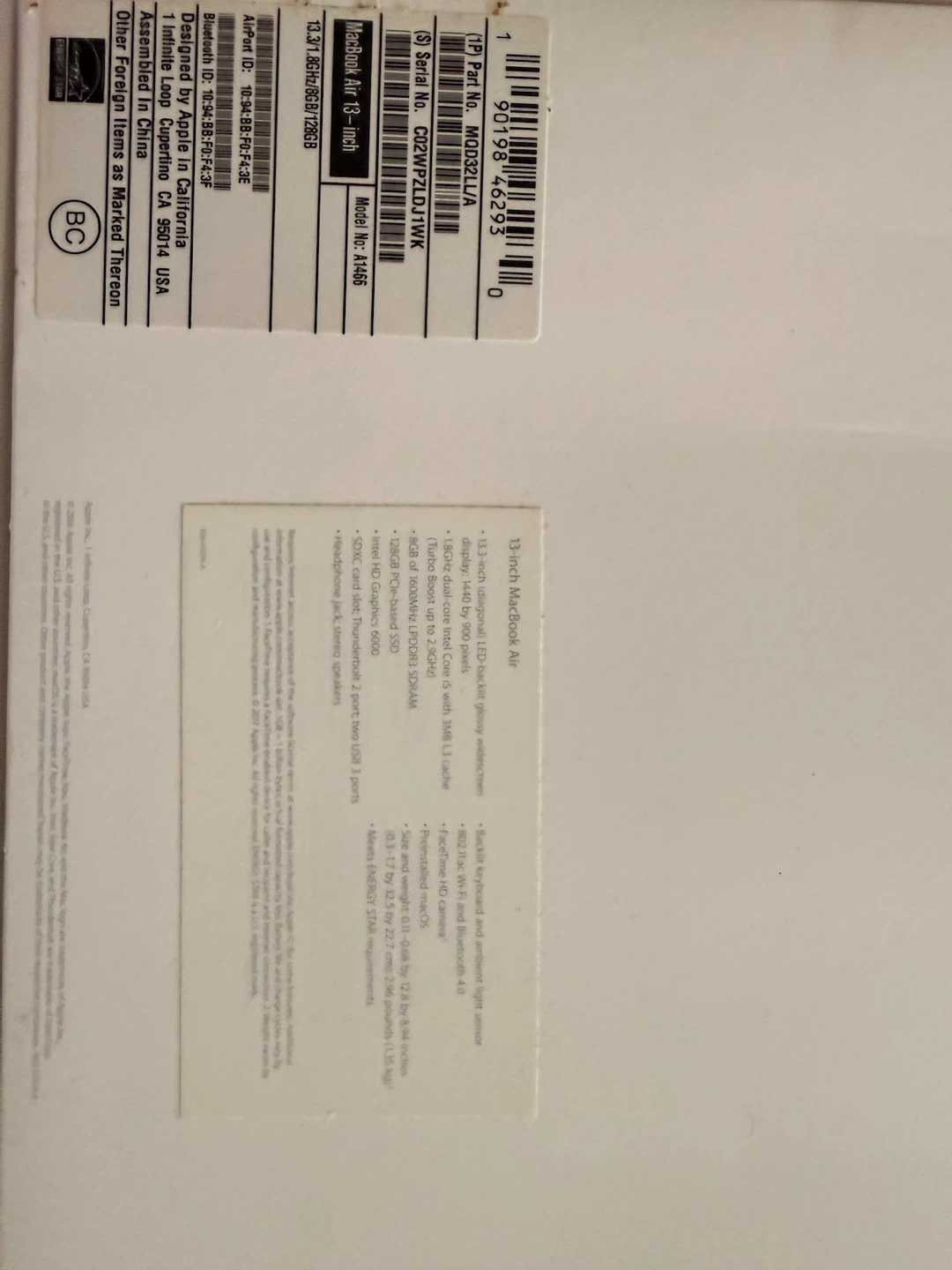 Apple MacBook Air Laptop - photo 3