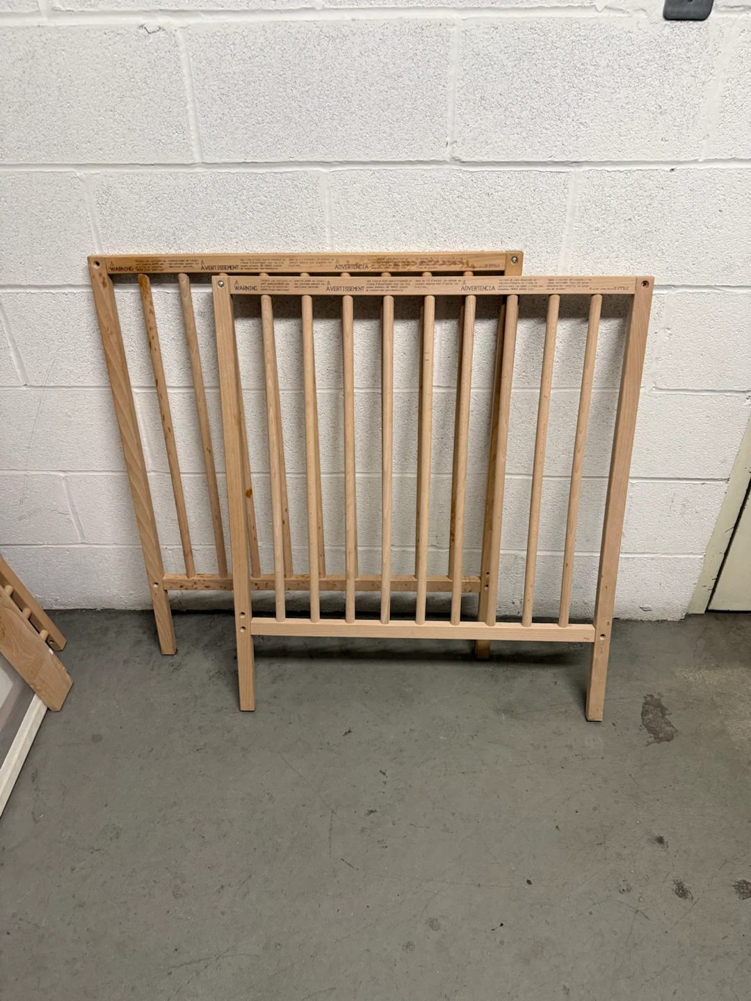 IKEA SNIGLAR Crib – Solid Beech Wood  – $39 (Pickup Only) - photo 4