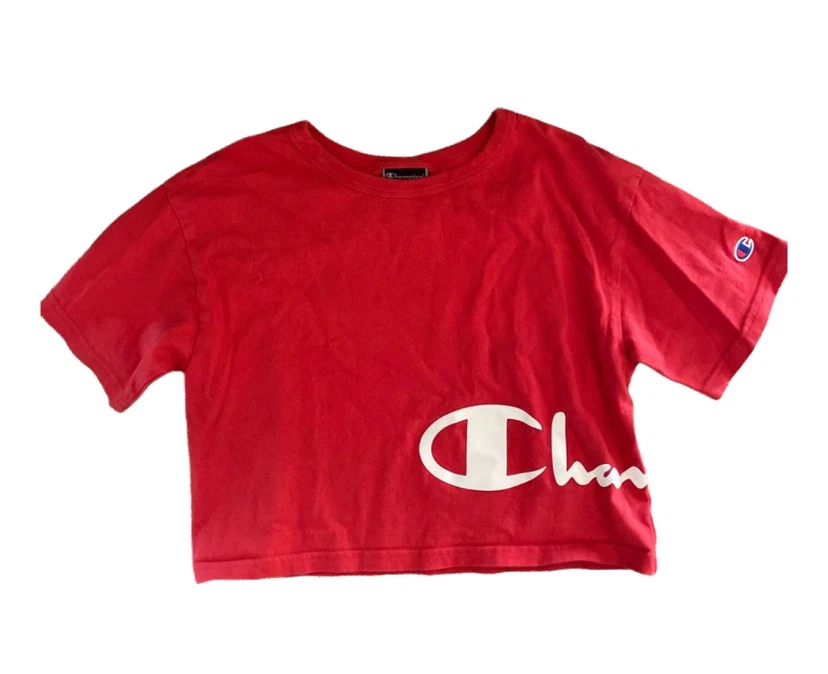 Champion Red Cropped T-Shirt