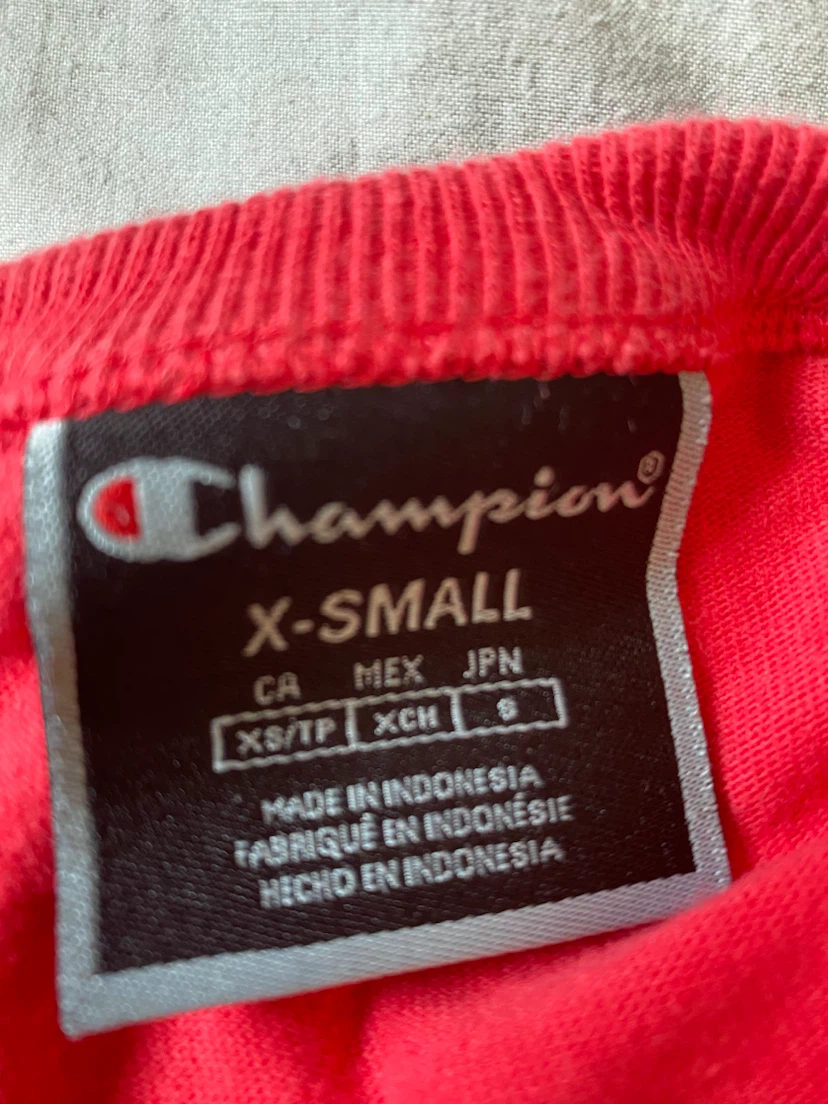 Champion Red Cropped T-Shirt - photo 2