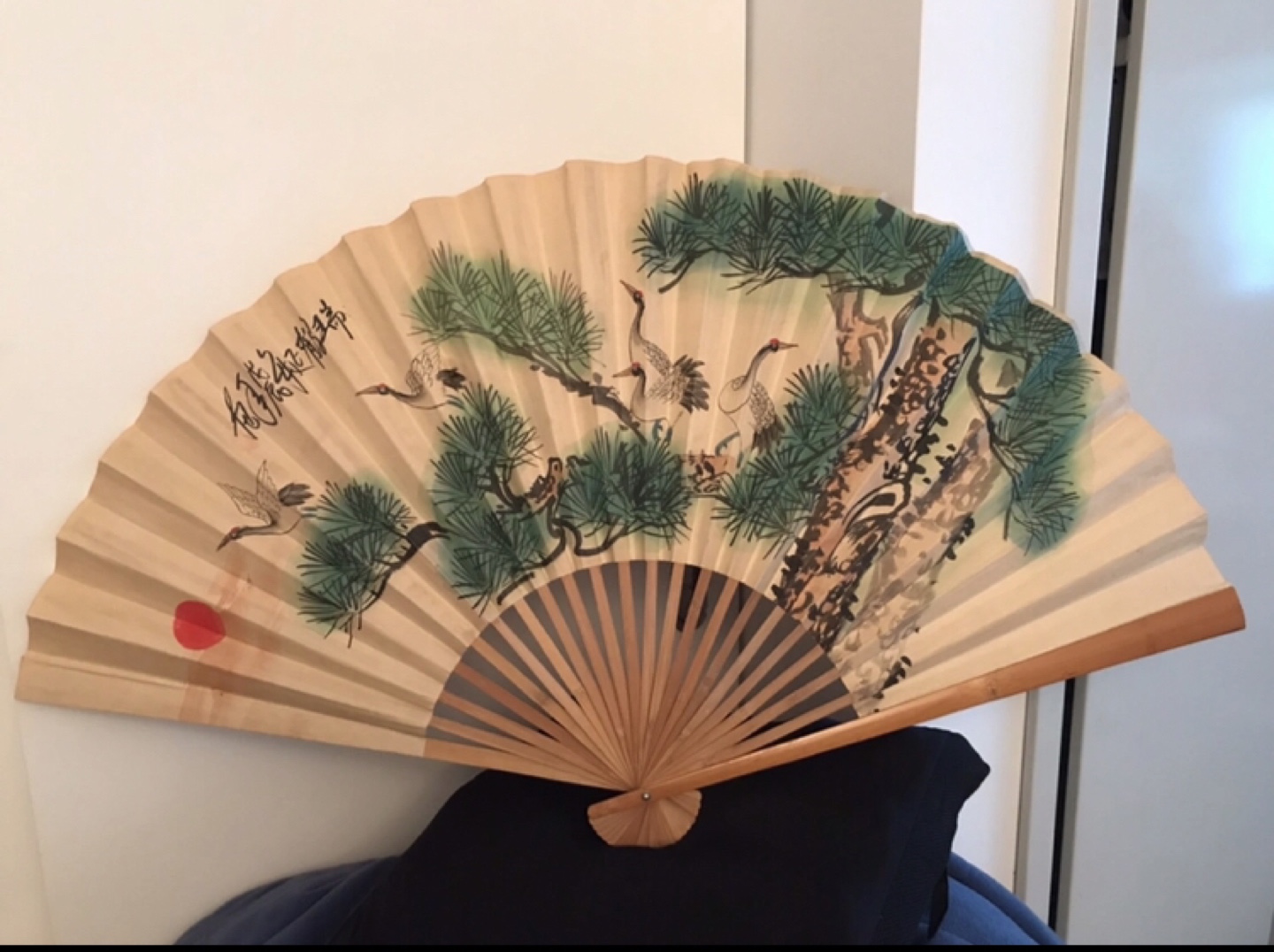 Large decorative wall fan