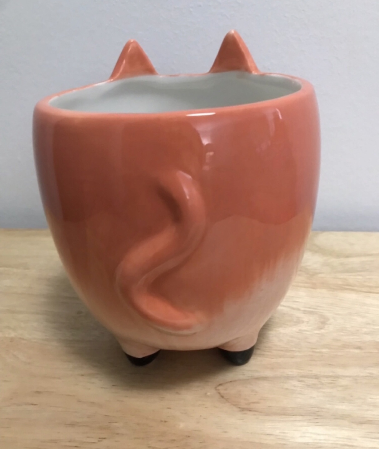 Cat shaped planter - photo 2