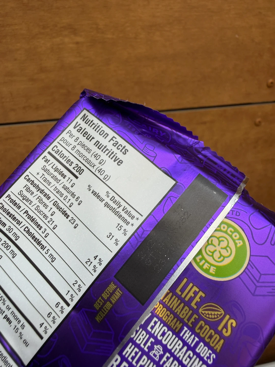Cadbury Dairy Milk Fruit & Nut Chocolate Bar - photo 2