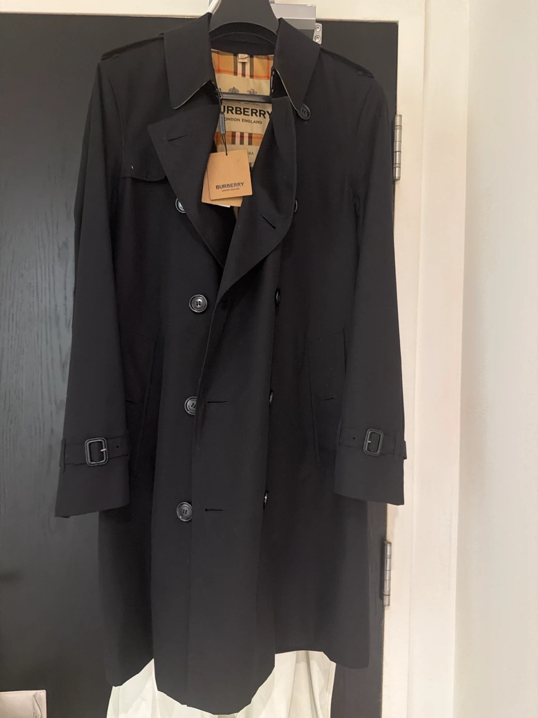 Burberry Black Trench Coat - photo 2