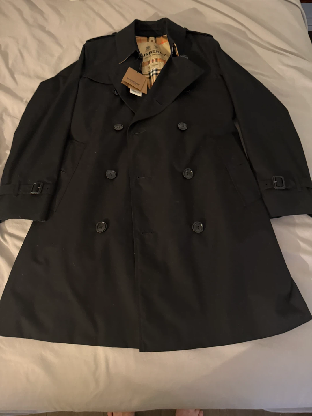 Burberry Black Trench Coat - photo 4