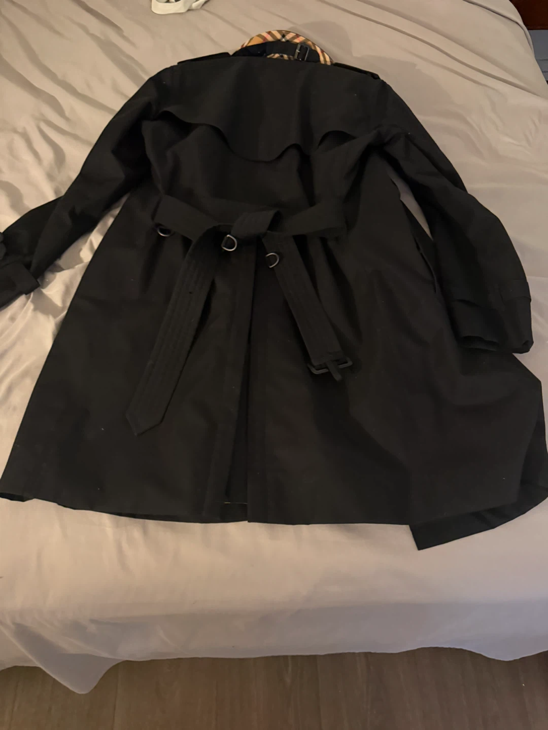 Burberry Black Trench Coat - photo 5