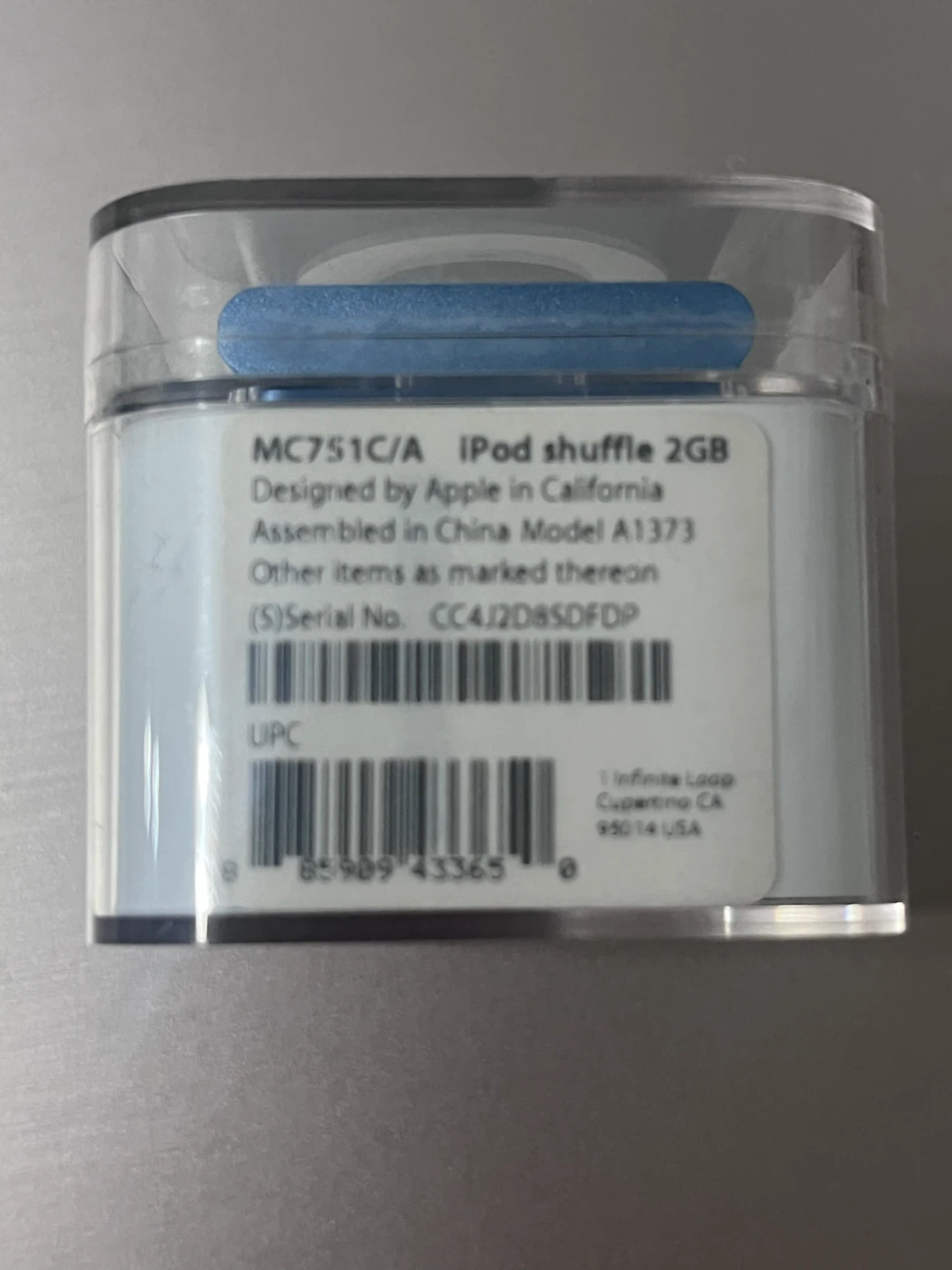Apple iPod Shuffle 2GB Blue - photo 3