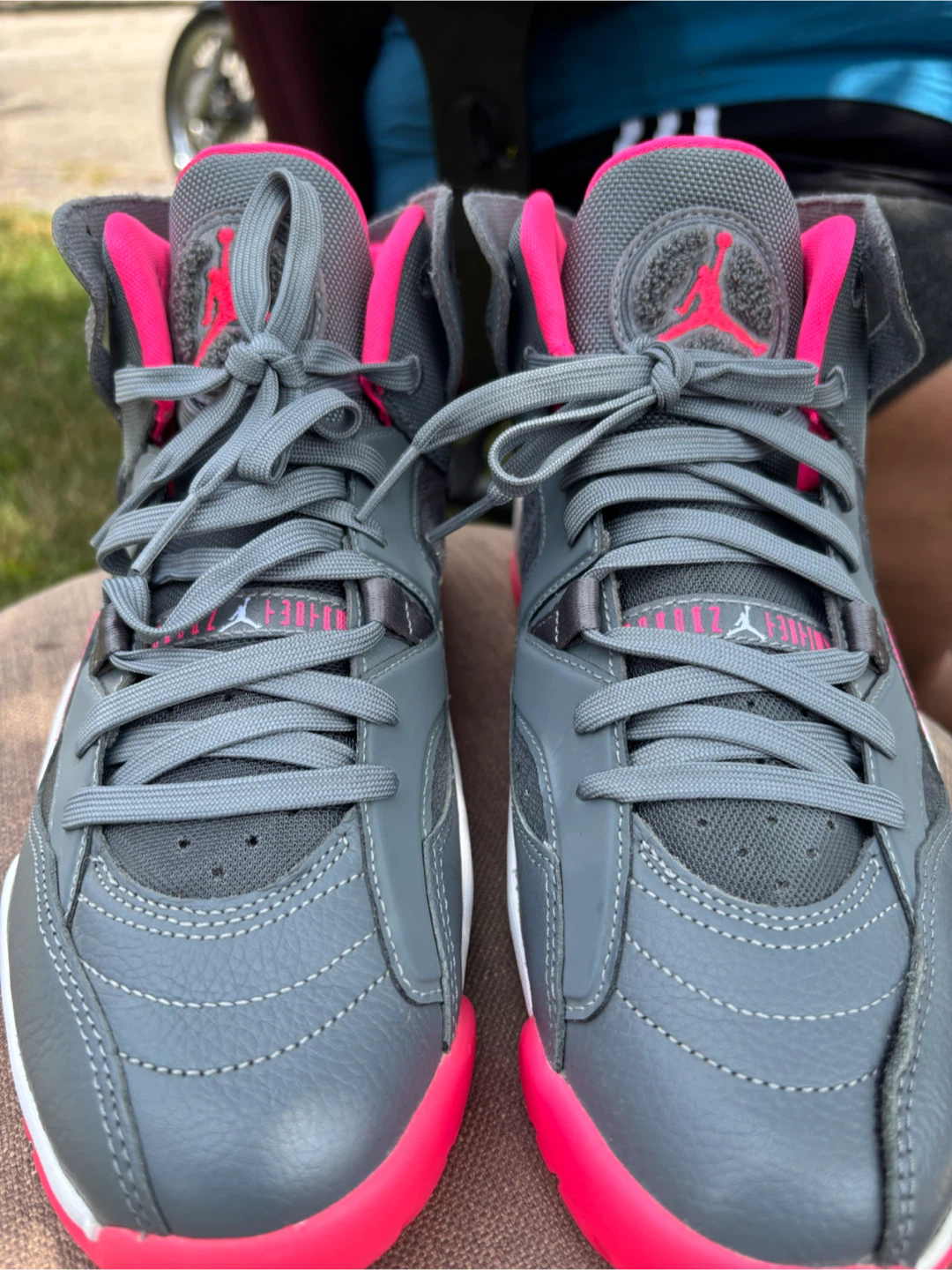 Jordan Sneakers - Grey/Pink - photo 3