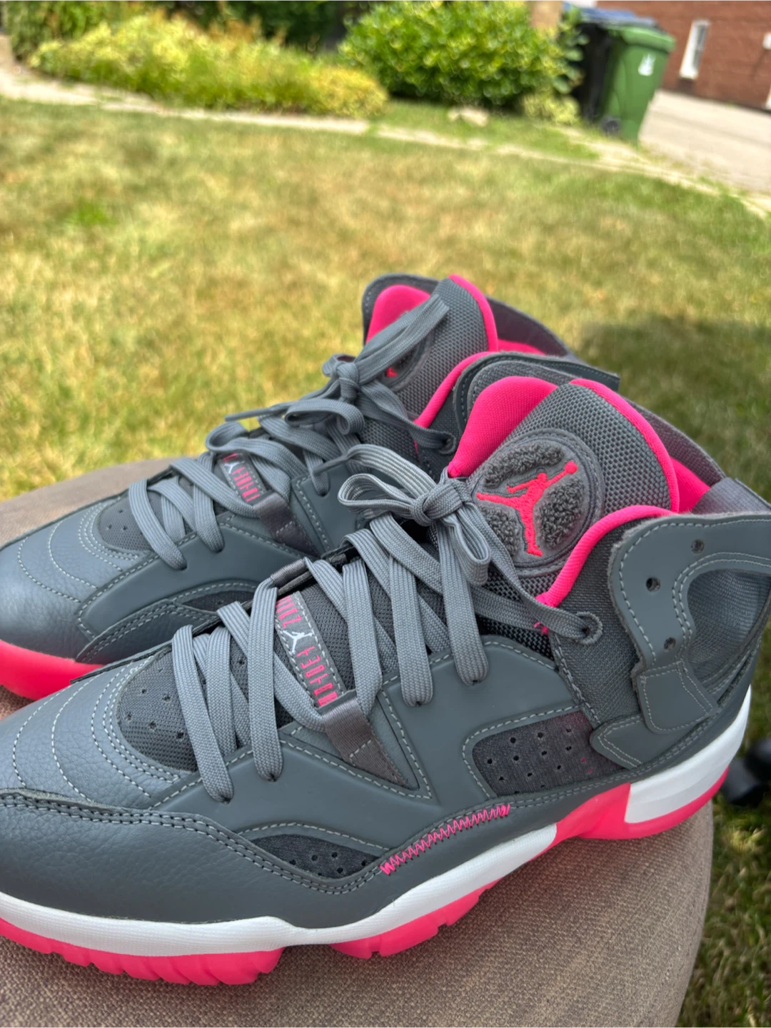 Jordan Sneakers - Grey/Pink - photo 4