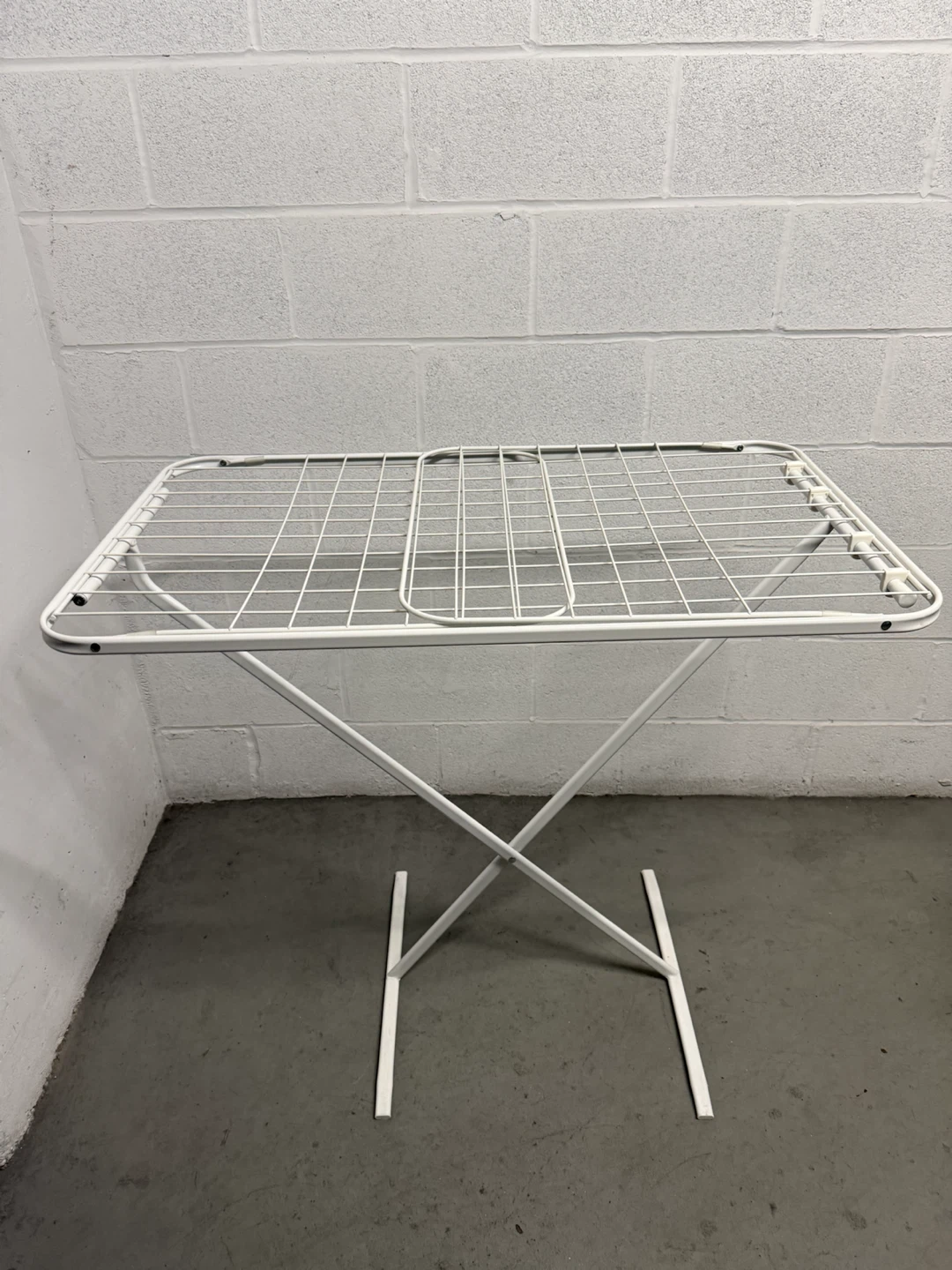 White Foldable Clothes Drying Rack - photo 2