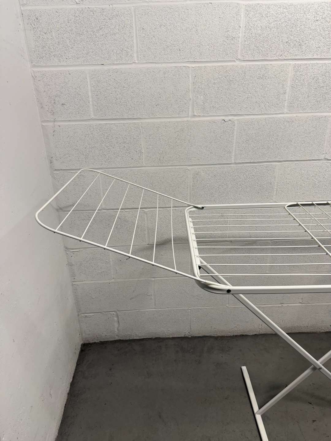 White Foldable Clothes Drying Rack - photo 4