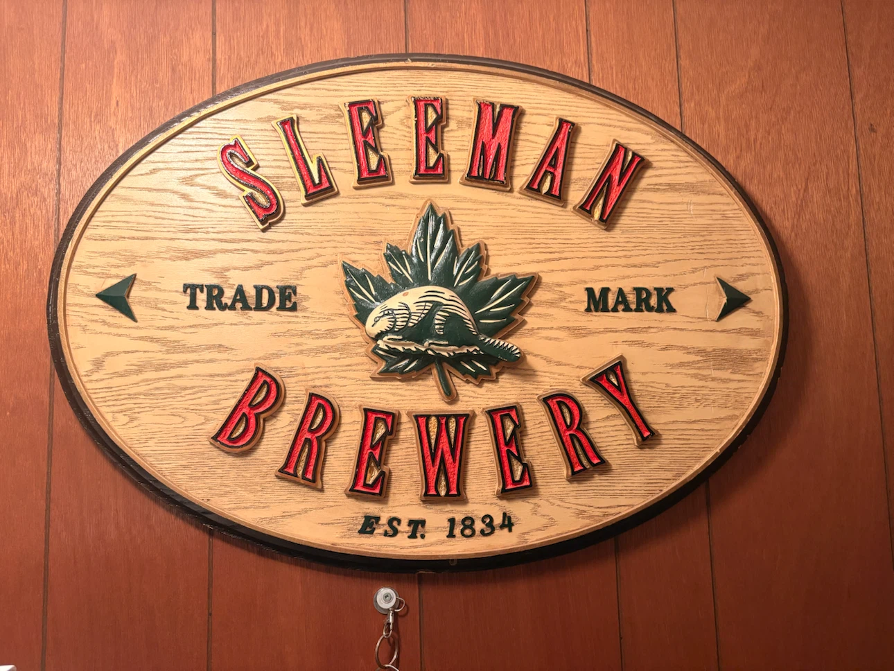 Sleeman Bar sign
