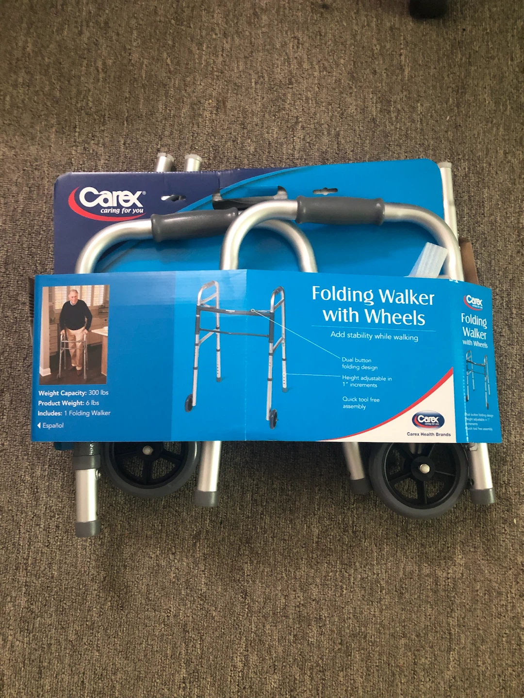 Carex Walker with wheels