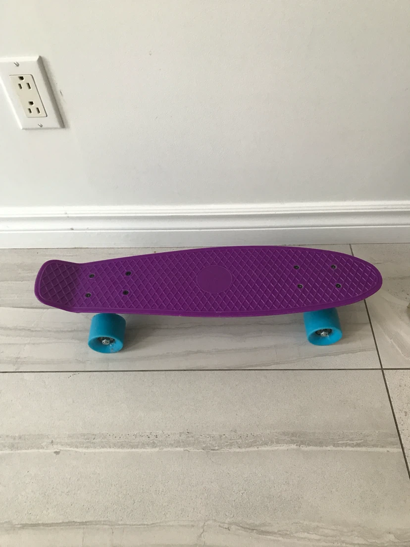 Purple Penny Board Skateboard
