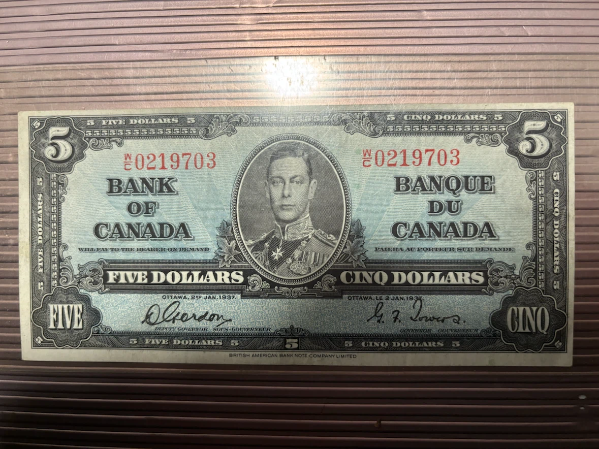 Bank of Canada Bills - 1937