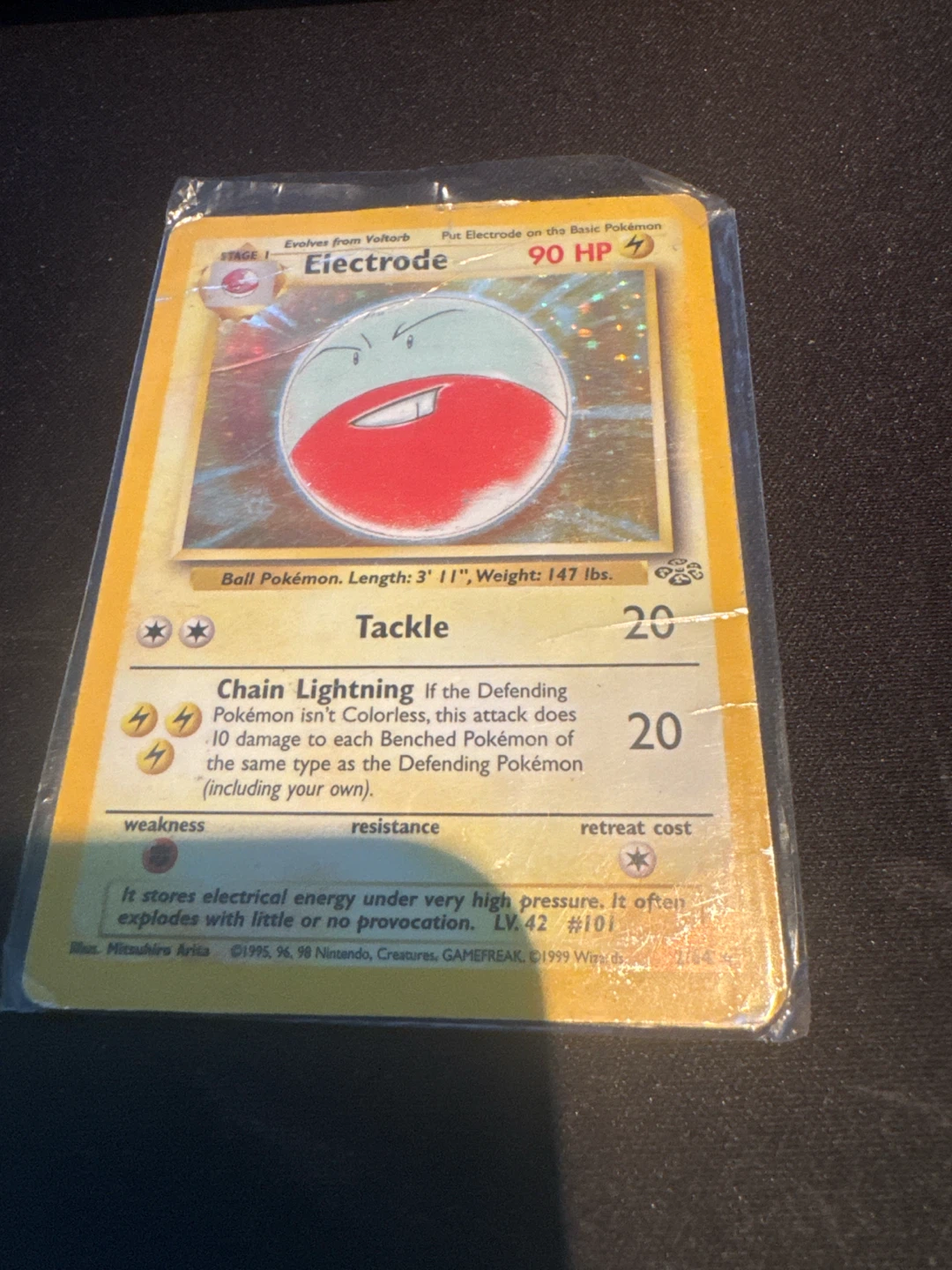 Pokemon Electrode 2/64 Jungle Unlimited Holo Rare card