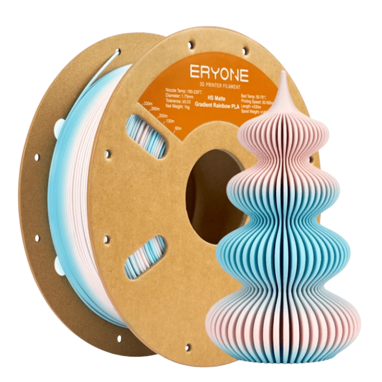 ERYONE  matte PLA Filament cotton candy