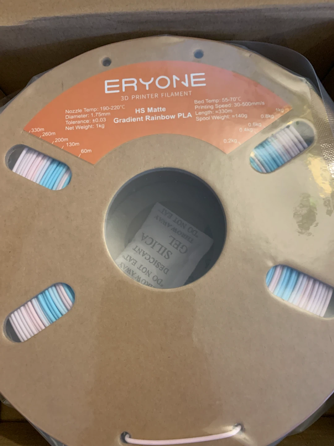 ERYONE  matte PLA Filament cotton candy - photo 2