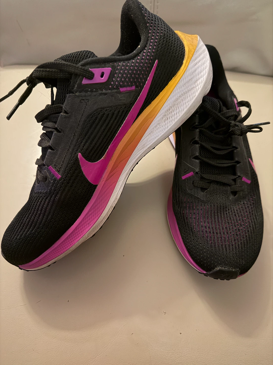 Nike Running Shoes DV385-011 Black Pink Yellow