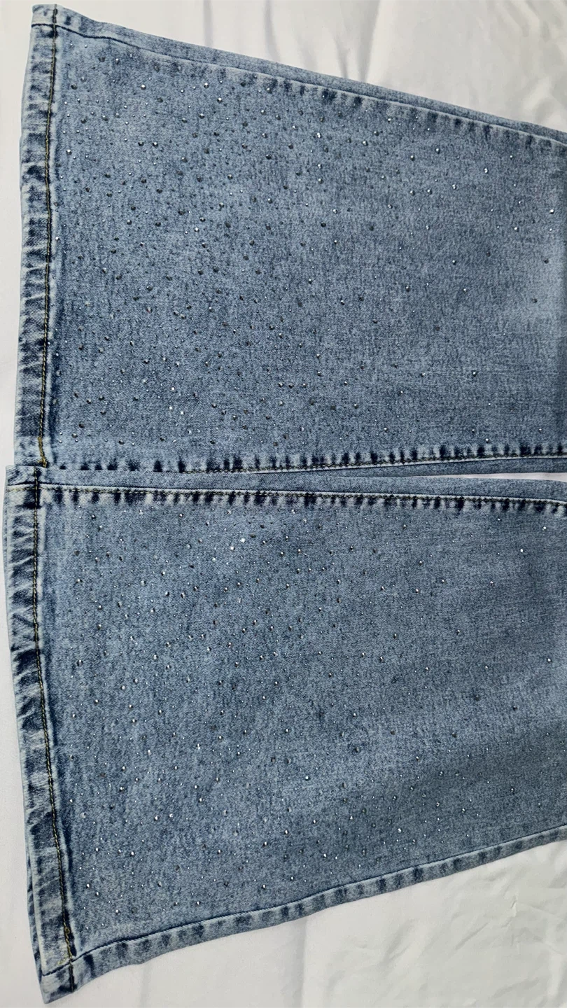 Women's Rhinestone Flare Jeans - SAME DAY AVAILABLE 🔥 - photo 5