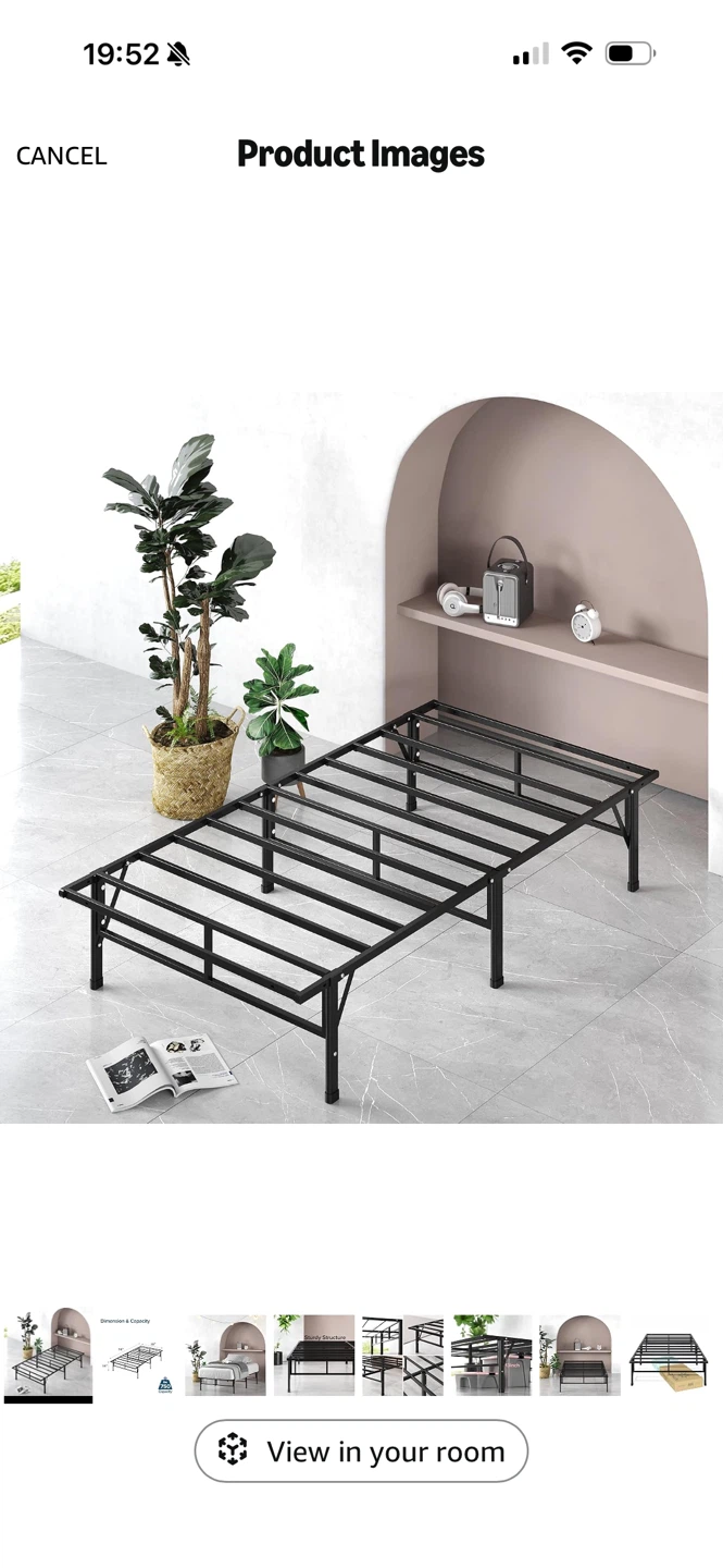 Twin Size Bed Frame + Mattress with CertiPUR-US Certified Foam - photo 3